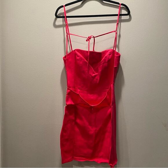 REFORMATION Lambert Linen Open Back Dress - Picture 9 of 12